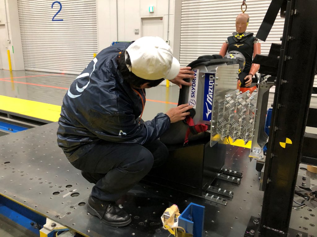 性能確認試験の様子