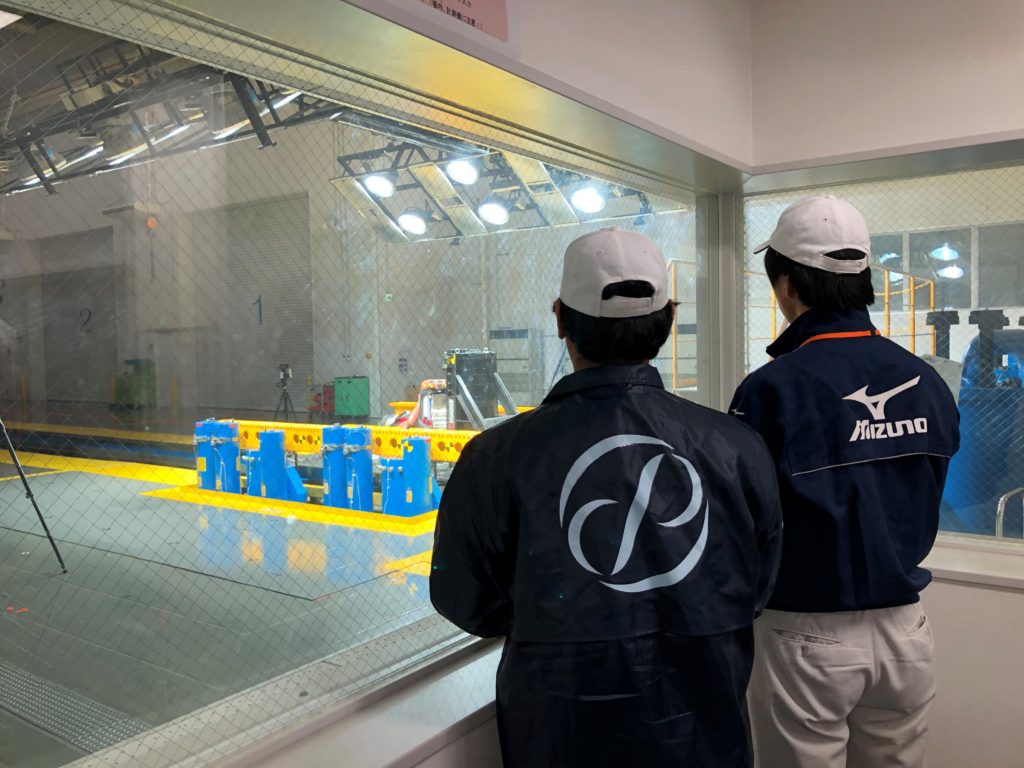 性能確認試験の様子